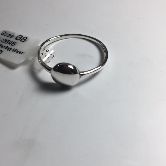 Sterling Silver Sphere Ring - Picture 3 of 6